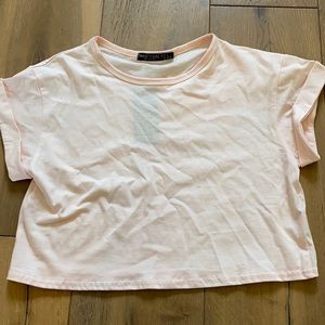 NastyGal cropped T-shirt